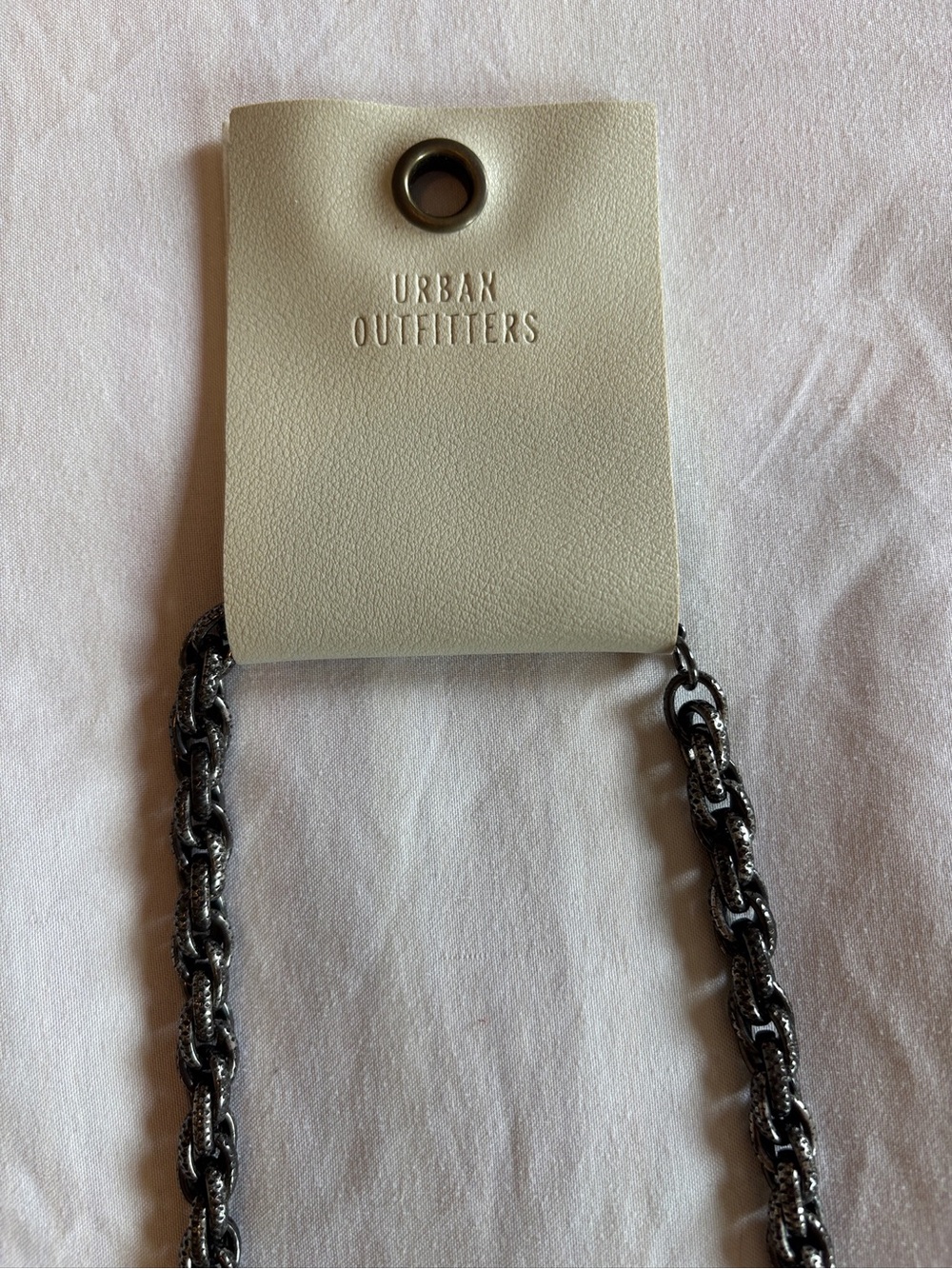 Urban Outfitters Dark Silver Chunky Link Necklace
